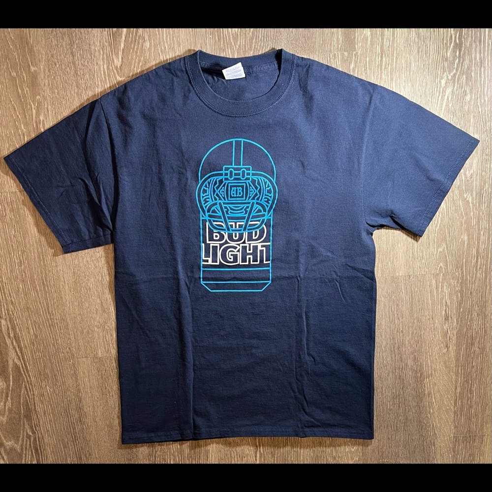 Bud Light double side Graphic T shirt Medium